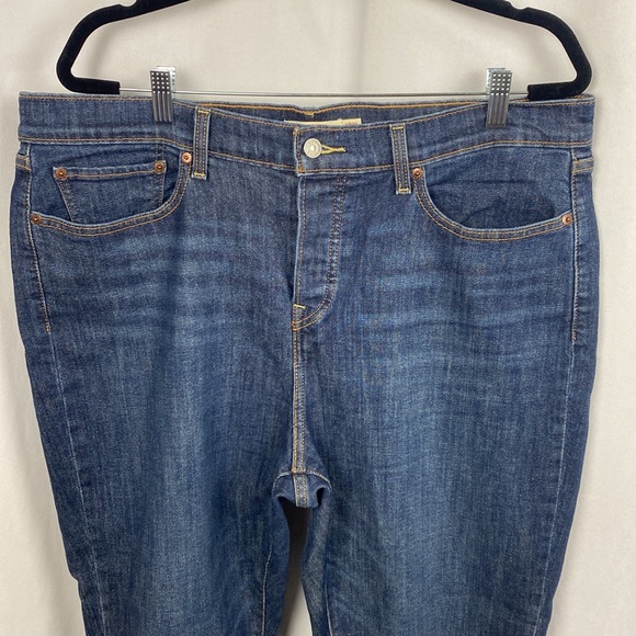 Levi's Wedgie Icon Fit Salsa Dark Stone Skinny - Size 18W - Picture 5 of 16